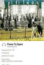 Visionary power spare for sale  TONYPANDY