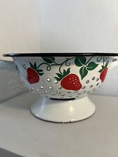 Vintage strawberry enamel for sale  Alsip