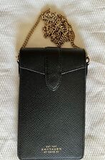 Smythson black leather for sale  Shipping to Ireland