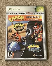 Crash Superpack Xbox (Microsoft Xbox, 2005) Kart Nitro y Wrath Of Cortex en caja segunda mano  Embacar hacia Argentina