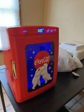 Mini nevera Coca-Cola 110V CA - Enfriador portátil con temática de oso polar con pantalla LED segunda mano  Embacar hacia Mexico