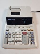 Calculadora de mesa Sharp EL-2630P impressão eletrônica branca vintage  comprar usado  Enviando para Brazil
