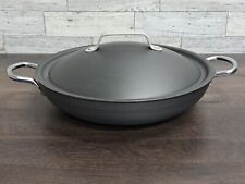 Sartén antiadherente de paella de 10" antiadherente de doble mango salteado aluminio anodizado segunda mano  Embacar hacia Argentina