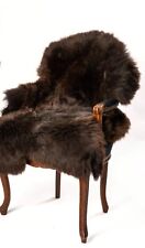 LARGE Thick Natural brown 100% Genuine sheepskin rug, Single Pelt for sale  Shipping to South Africa