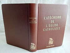 CATECHISME DE L'EGLISE CATHOLIQUE RELIURE SIGNEE 1993 MAME CHRETIEN GRAVURES na sprzedaż  Wysyłka do Poland