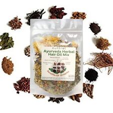 Usado, Mistura de óleo para cabelo ayurvédico herbal - 18 tipos de mistura de ervas 1,76 oz (50 g) comprar usado  Enviando para Brazil