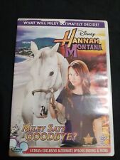 Hannah Montana: Miley Says Goodbye (DVD, 2010) Cyrus Disney Usado + Final Alternativo comprar usado  Enviando para Brazil