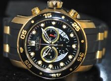 Invicta Pro Diver relógio masculino mostrador preto cronógrafo pulseira poli preta 6981 comprar usado  Enviando para Brazil