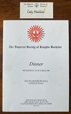 Antique menu imperial for sale  LONDON
