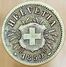 Rappen 1850 moneta usato  Milano