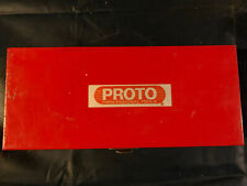 Caixa de ferramentas vintage Proto média vermelha metal 10,5 x 4,5 x 1-5/8 apenas caixa! Conjunto 5299! comprar usado  Enviando para Brazil
