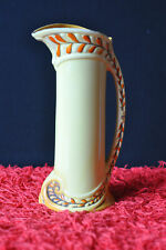 Used, Burleigh Ware Vintage Art Deco Yellow Pottery Jug - 20cm Tall for sale  Shipping to South Africa