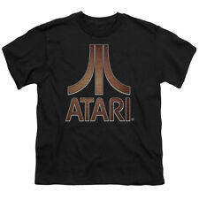 Camiseta Atari Kids clássica logotipo emblema de madeira preta comprar usado  Enviando para Brazil