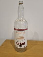 Very Large BELLS WHISKY BOTTLE 4.5 litres Embossed Bottle- Ideal Money Jar for sale  Shipping to South Africa