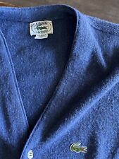 Vintage Izod Lacoste Cardigan Sweater Men Size XL Knit Button Front for sale  Shipping to South Africa