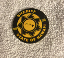 Sheriff state hawaii for sale  Honolulu