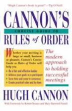 Guía concisa de reglas de orden de Cannon, Hugh, usado segunda mano  Embacar hacia Argentina
