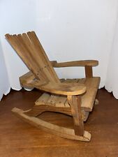 Boneca de madeira Adirondack cadeira 8" de altura, 6" de largura 7" decoração de mesa Ashland profunda comprar usado  Enviando para Brazil
