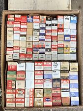 big lot 117 vacuum tubes misc types in labeled boxes FAA/radio surplus, used for sale  Portland
