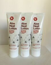 3er-Pack Forever Living Aloe HEAT LOTION 118 ml beruhigende Massagelotion comprar usado  Enviando para Brazil