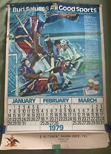 Calendario Budweiser 1979 Anheuser Busch JC Dodd Distributors Easton Maryland MD segunda mano  Embacar hacia Argentina