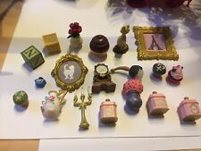 Disney Dolls House Furniture  Accessories Flowers Miniature Mixed Joblot Beauty, used for sale  Shipping to South Africa