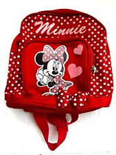 Mini mochila Disney Minnie Mouse arco rojo lunares segunda mano  Embacar hacia Argentina