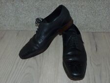 Mens black leather for sale  HARLOW