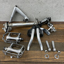 Lote de peças de bicicleta vintage Zeus Group SeatPost haste desviador alavanca pedais, usado comprar usado  Enviando para Brazil