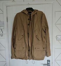 Barbour International Men's Parka Jacket "Dickens" XXL Brown Coat Pockets Cotton for sale  Shipping to South Africa