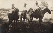 1900s rppc cowboys for sale  Shipping to Ireland