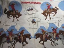 Cowboy sew applique for sale  Eugene