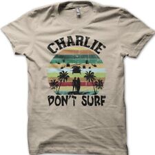 Camiseta de algodão Apocalypse Now Charlie Don't Surf 9033 comprar usado  Enviando para Brazil