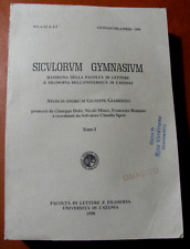 Siculorum gymnasium studi usato  Reggio Calabria