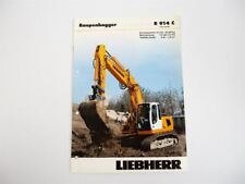 Prospekt Liebherr R 914C Litronic Raupenbagger Technische Beschreibung 2007 comprar usado  Enviando para Brazil