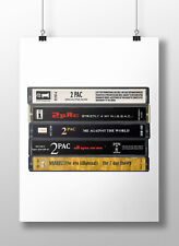 Tupac poster cassette for sale  LIVERPOOL