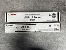 Lote de DOIS (2) cartuchos de toner genuínos Canon GPR-18 0384B003AA IR2016 comprar usado  Enviando para Brazil
