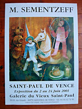 Affiche sementzeff 2001 d'occasion  Bormes-les-Mimosas