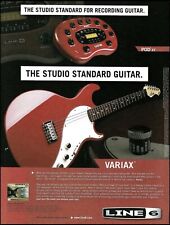 Line 6 Variax Studio Standard Guitar Pod XT 2006 anúncio impressão de anúncio 8 x 11 comprar usado  Enviando para Brazil
