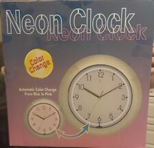 neon wall clocks for sale  BOURNEMOUTH