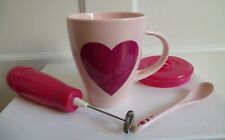 Pink heart ceramic for sale  GREENFORD