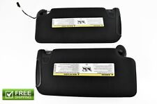 2011-2013 Dodge Charger Left & Right Illuminated Black Sun Visor Set Pair OEM for sale  Shipping to South Africa