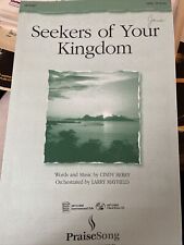 Seekers of Your Kingdom Berry/Mayfield Sheet Music 1999 SATB for sale  Shipping to South Africa