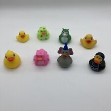 8 Rubber Ducks Variety Bath Time Collectible Jeep Graduate Pirate Multicolor 2” for sale  Shipping to South Africa