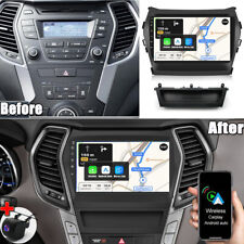 Rádio estéreo GPS carro Android 13.0 CarPlay para Hyundai Santa Fe IX45 2013-2018 9" comprar usado  Enviando para Brazil
