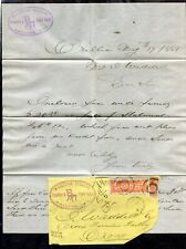 Cubierta de PUBLICIDAD registrada para muebles de stand ORILLIA Ontario 1881; membrete segunda mano  Embacar hacia Argentina