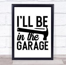 Garage quote typogrophy for sale  UK