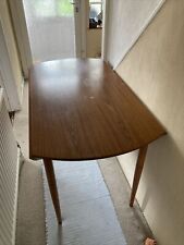 SCHREiBER Retro Circular Old Vintage Formica Drop Leaf Dining Table for sale  Shipping to South Africa