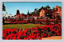 Holland MI-Michigan, Dutch Village, Formal Garden, Windmill, Vintage Postcard for sale  Shipping to South Africa