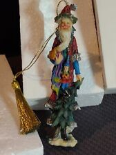 Vintage Lenox Pencil Santa Tree Bearer Ornament Christmas Collection Figurine 99 for sale  Buda